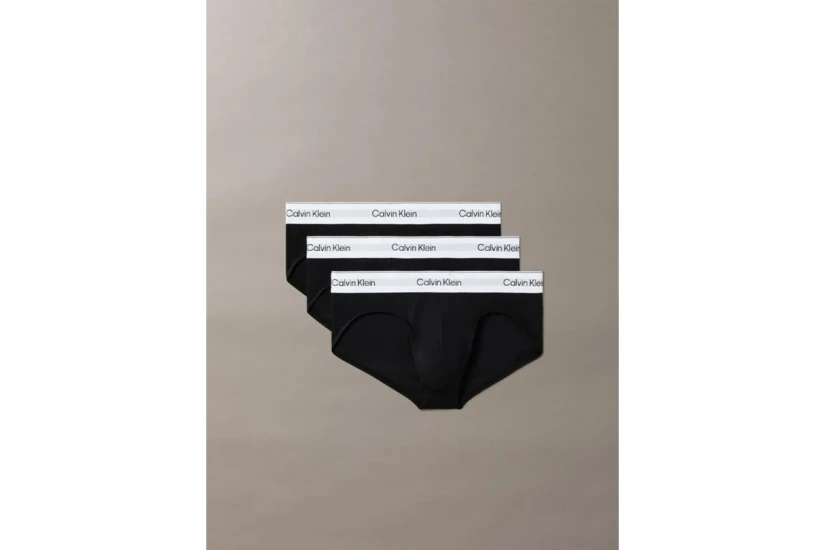 Calvin Klein Icon Cotton Stretch Ανδρικά Εσώρουχα Σλιπ 3-Τεμάχια
