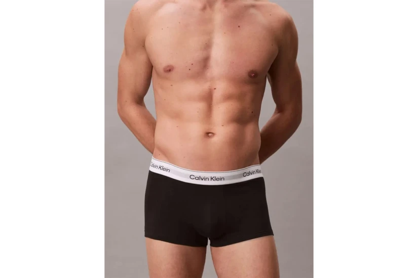 Calvin Klein Icon Cotton Stretch Low Rise Ανδρικά Μποξεράκια 3-Τεμάχια