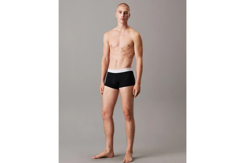 Calvin Klein Icon Ανδρικά Εσώρουχα Μπόξερ Μαύρα 3 Τεμάχια