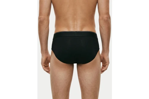 Calvin Klein Graphic Monogram Cotton Stretch Εσώρουχο Σλιπ 3-Τεμάχια (LV00NB4471 UB1)