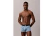 Calvin Klein Graphic Monogram Ανδρικά Εσώρουχα Boxer Μαύρα, Γαλάζια, Λευκά 3 Τεμάχια