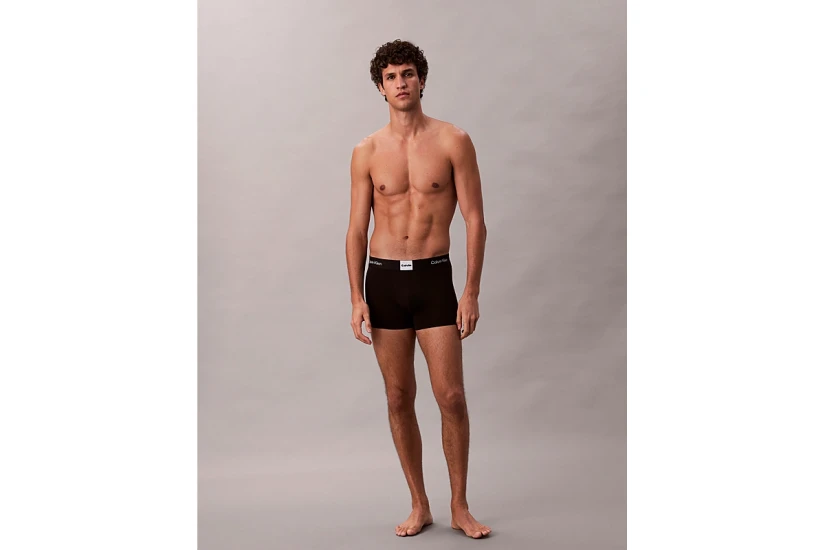 Calvin Klein Icon Logo Graphic Ανδρικά Εσώρουχα Μπόξερ Μαύρα 3 Τεμάχια