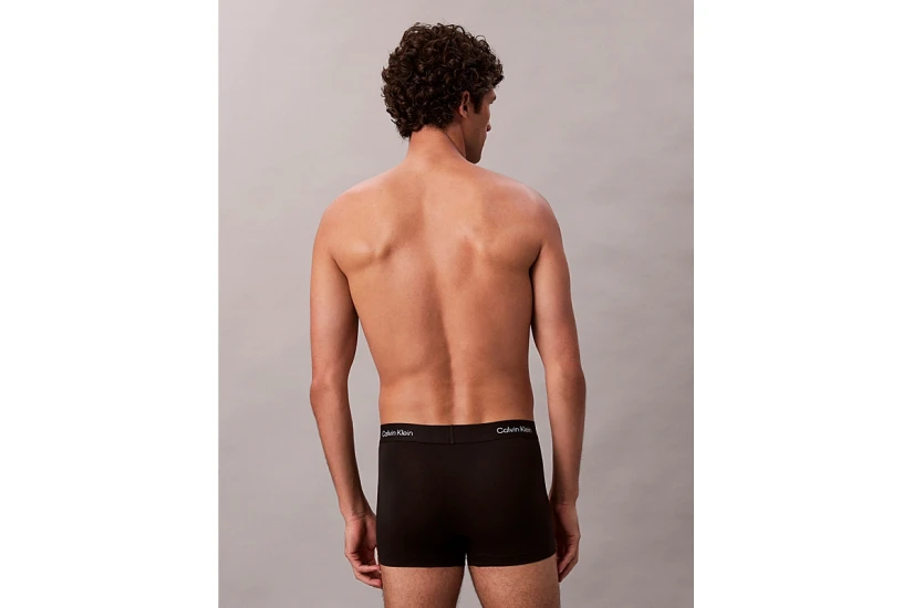 Calvin Klein Icon Logo Graphic Ανδρικά Εσώρουχα Μπόξερ Μαύρα 3 Τεμάχια