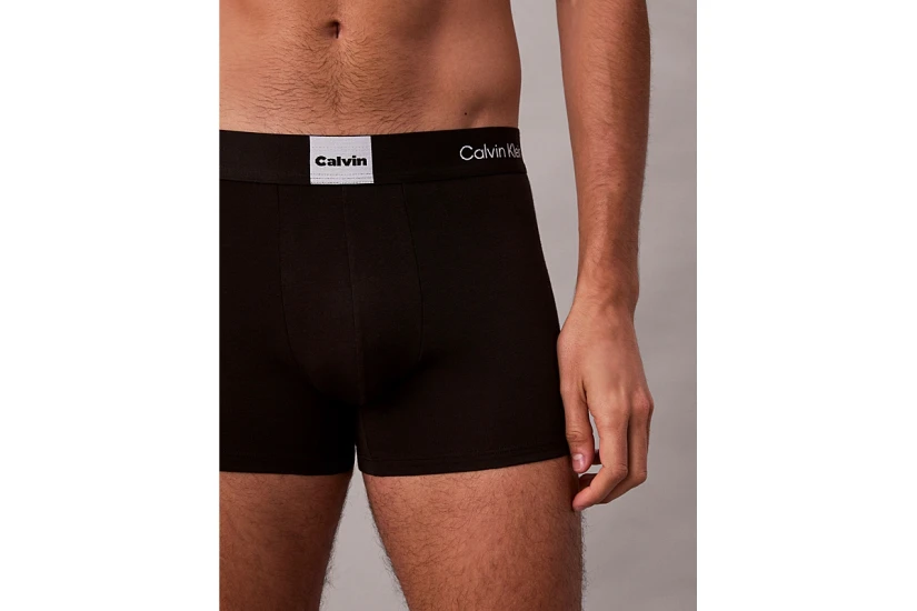 Calvin Klein Icon Logo Graphic Ανδρικά Εσώρουχα Μπόξερ Μαύρα 3 Τεμάχια