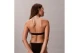 Calvin Klein Monogram Γυναικείο Μαγιό Bikini Top Μαύρο, Λευκό