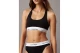 Calvin Klein High Leg Γυναικείο Εσώρουχο Σλιπ Μαύρο, Λευκό