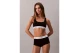 Calvin Klein Icon Cotton Modal Unlined Γυναικείο Bralette Μαύρο, Λευκό