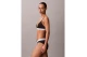 Calvin Klein Lightly Lined Triangle Γυναικείο Bralette Μαύρο, Λευκό