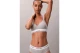 Calvin Klein Icon Cotton Modal Lift Γυναικείο Bralette Γκρι, Λευκό