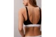 Calvin Klein Icon Cotton Modal Lift Γυναικείο Bralette Μαύρο, Λευκό