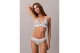Calvin Klein Icon Cotton Modal Γυναικείο Εσώρουχο String Γκρι, Λευκό