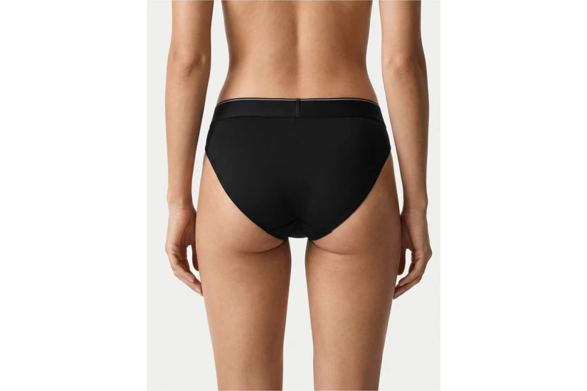 Calvin Klein Graphic Monogram Microfibre Γυναικείο Εσώρουχο Σλιπ Μαύρο