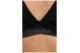 Calvin Klein Icon Cotton Modal Metallic Lightly Lined Γυναικείο Bralette Μαύρο