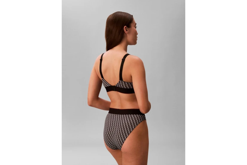 Calvin Klein Lightly Lined Graphic Monogram Γυναικείο Bralette