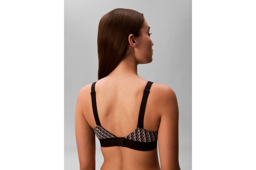 Calvin Klein Lightly Lined Graphic Monogram Γυναικείο Bralette