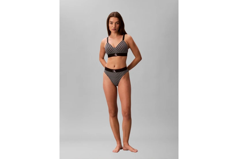 Calvin Klein Lightly Lined Graphic Monogram Γυναικείο Bralette
