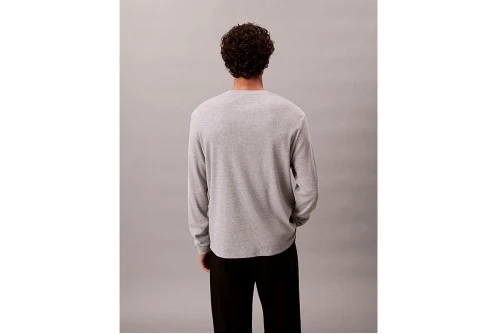 Calvin Klein Waffle Μπλούζα Με Λαιμόκοψη Ανδρική (LV040EM217 P79)
