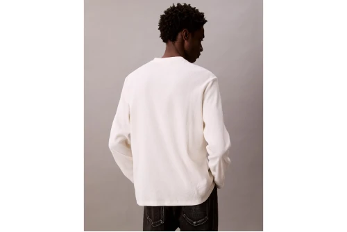 Calvin Klein Waffle Μπλούζα Με Λαιμόκοψη Ανδρική (LV040EM217 YAS)