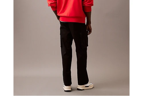 Calvin Klein Straight Cotton Παντελόνι Cargo Ανδρικό (LV040EM616 UB1)