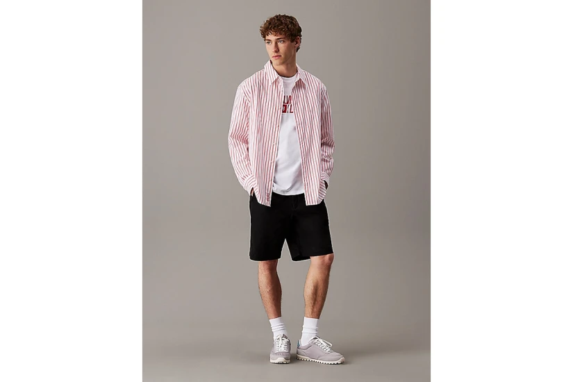 Calvin Klein Ανδρική Βερμούδα Chino Μαύρη
