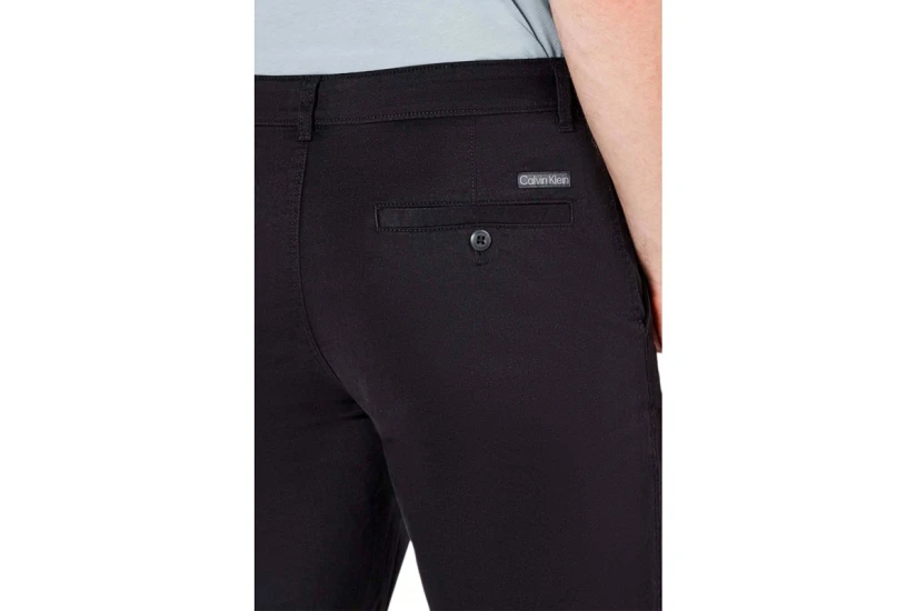 Calvin Klein Signature Ανδρικό Παντελόνι Chino Μαύρο