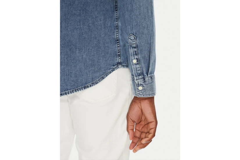 Calvin Klein Ανδρικό Μακρυμάνικο Πουκάμισο Τζιν