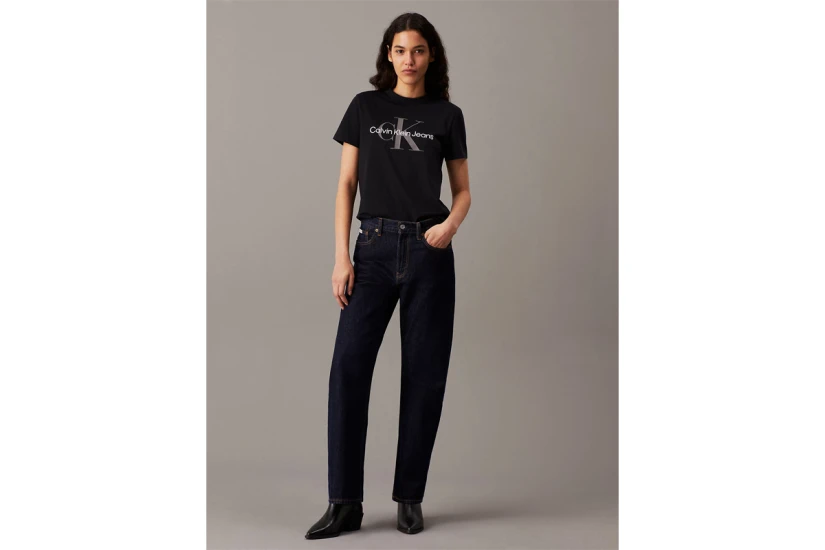 Calvin Klein Γυναικείο Τζιν Παντελόνι Μπλε Σκούρο