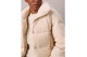 Calvin Klein Corduroy Down Γυναικείο Μπουφάν Puffer Εκρού