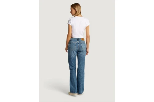 Calvin Klein Monogram Slim Fit Crop Top Κοντομάνικο Γυναικείο (LV047AB802 YAA)