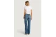 Calvin Klein Γυναικείο Κοντομάνικο Crop Top Λευκό