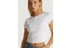 Calvin Klein Γυναικείο Κοντομάνικο Crop Top Λευκό