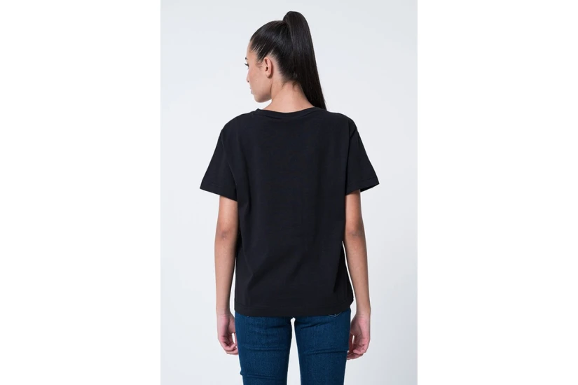 Calvin Klein Monogram Γυναικείο Κοντομάνικο T-Shirt Μαύρο