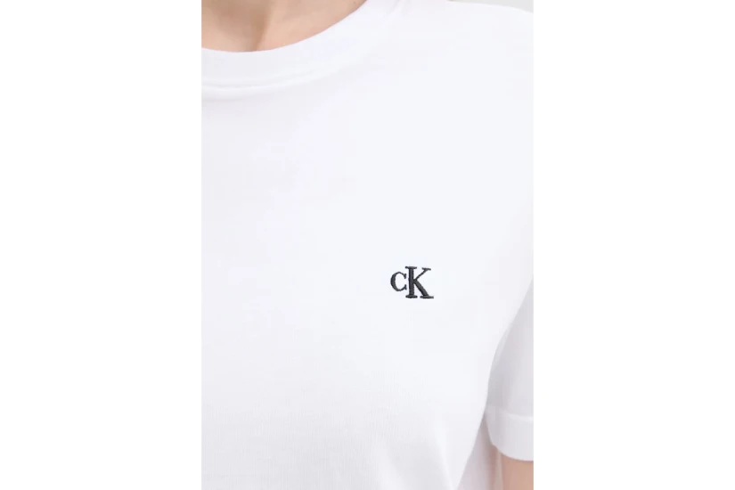 Calvin Klein Γυναικείο Κοντομάνικο T-Shirt Λευκό