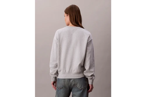 Calvin Klein Monogram Fleece Μπλούζα Με Λαιμόκοψη Γυναικεία (LV047B236G P77)