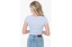 Calvin Klein Cotton Stretch Rib Baby Γυναικείο Κοντομάνικο T-Shirt Σιέλ