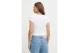 Calvin Klein Cotton Stretch Rib Baby Γυναικείο Κοντομάνικο T-Shirt