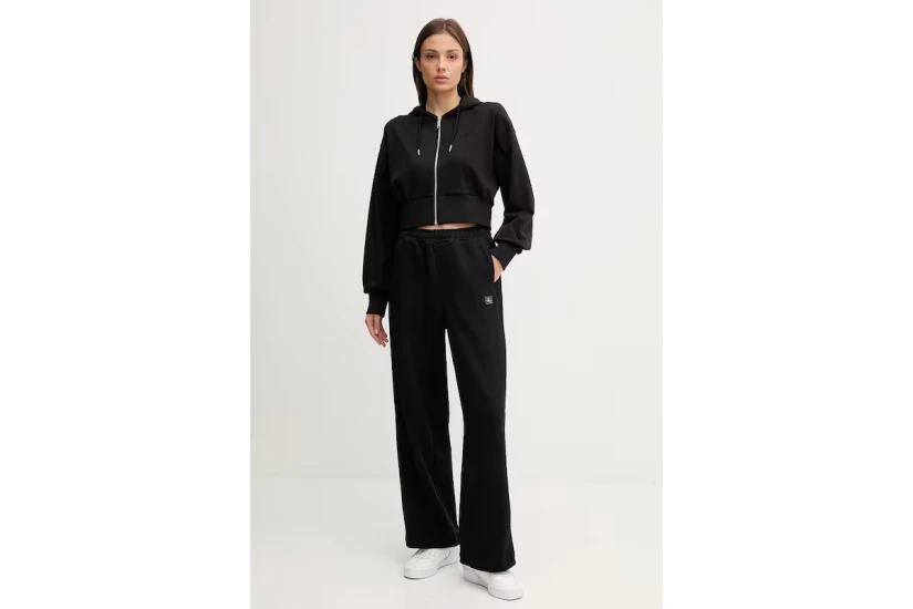 Calvin Klein Γυναικεία Ζακέτα με Κουκούλα Μαύρη