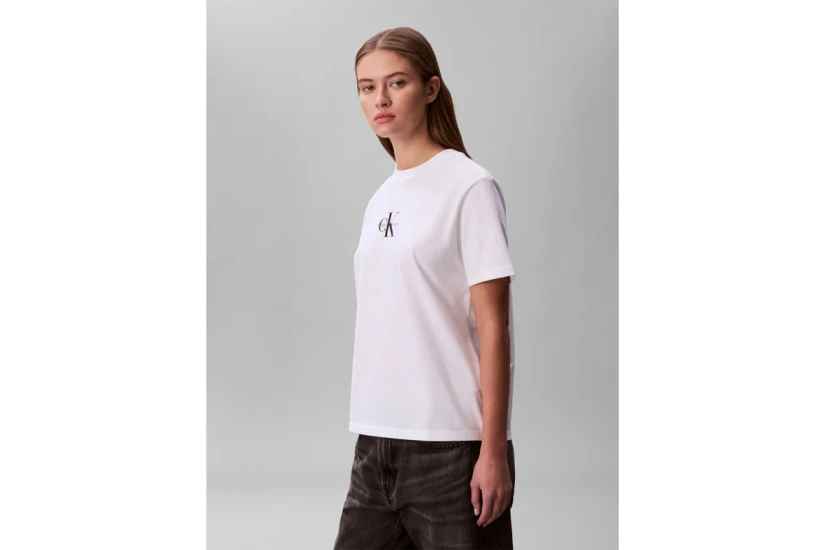Calvin Klein 20S Classic Logo Γυναικείο Κοντομάνικο T-Shirt Λευκό