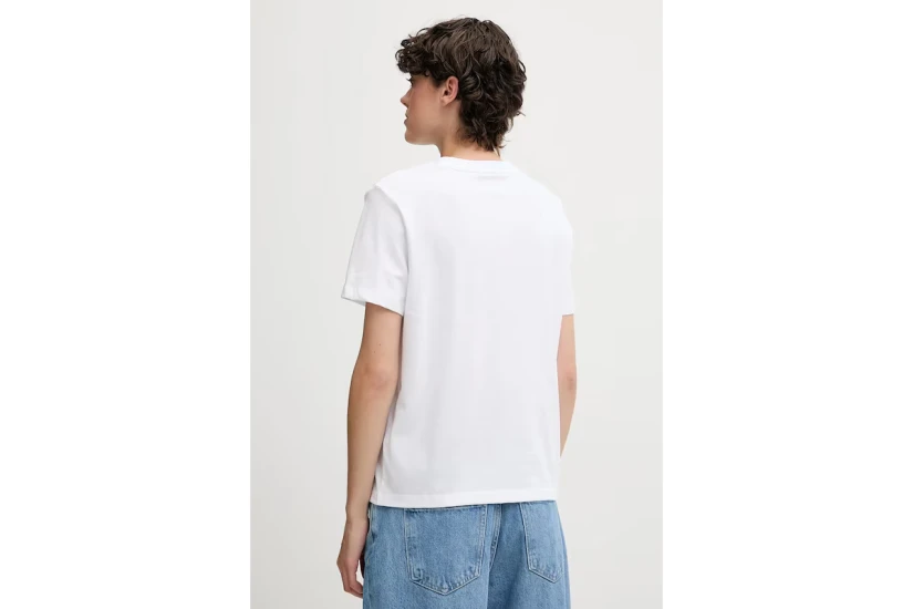 Calvin Klein Logo Classic Γυναικείο Κοντομάνικο T-Shirt Λευκό