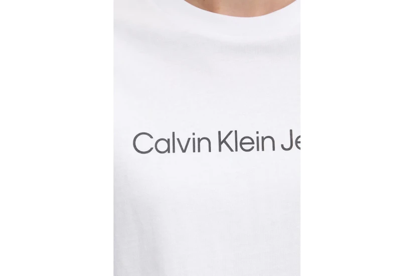 Calvin Klein Logo Classic Γυναικείο Κοντομάνικο T-Shirt Λευκό