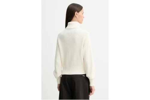 Calvin Klein Contrast Logo Turtleneck Πουλόβερ Γυναικείο (LV047D349G 101)