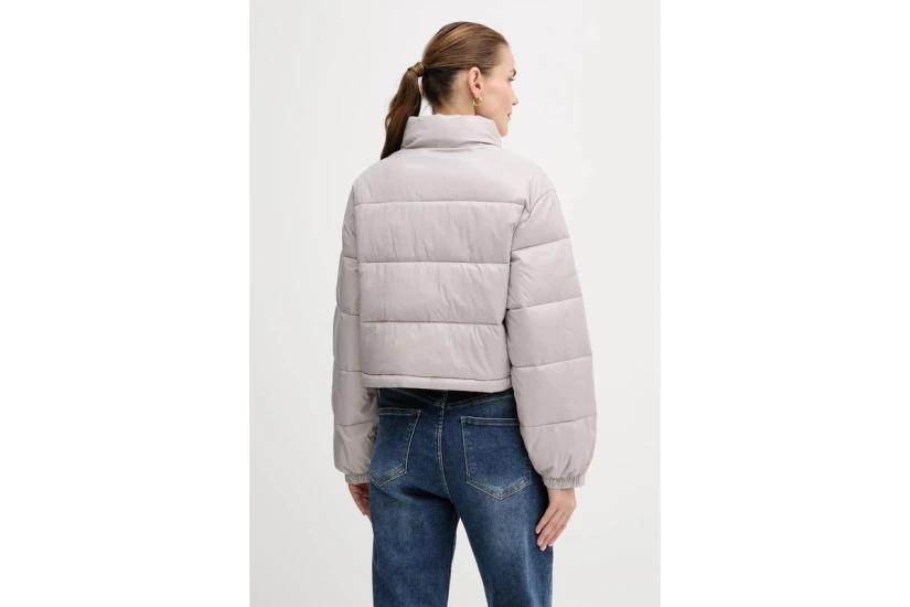 Calvin Klein Shine Cropped Γυναικείο Μπουφάν Puffer Λιλά