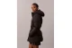 Calvin Klein Γυναικείο Μπουφάν Puffer με Κουκούλα Μαύρο
