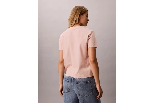 Calvin Klein Glossy Metallic Logo T-Shirt Γυναικείο (LV047D873G 3T3)
