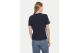 Calvin Klein Glossy Metallic Logo Γυναικείο Κοντομάνικο T-Shirt Μαύρο