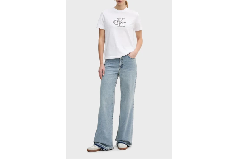 Calvin Klein Shine Monologo Graphic Classic Γυναικείο Κοντομάνικο T-Shirt