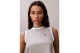 Calvin Klein Sporty Ringer Γυναικεία Αμάνικη Μπλούζα Γκρι, Λευκή, Μπλε Σκούρο