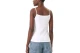 Calvin Klein Cotton Stretch Strap Cami Γυναικεία Αμάνικη Μπλούζα Λευκή