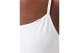 Calvin Klein Cotton Stretch Strap Cami Γυναικεία Αμάνικη Μπλούζα Λευκή