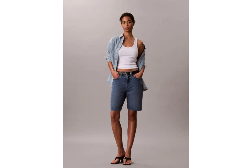 Calvin Klein Denim Γυναικεία Βερμούδα Τζιν